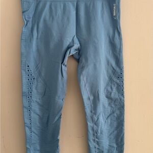 Gymshark Kids Leggings in Soft Blue